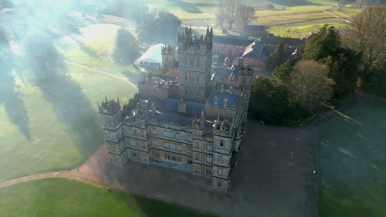 Highclere Castle What-A-View! 4K Drone Footage