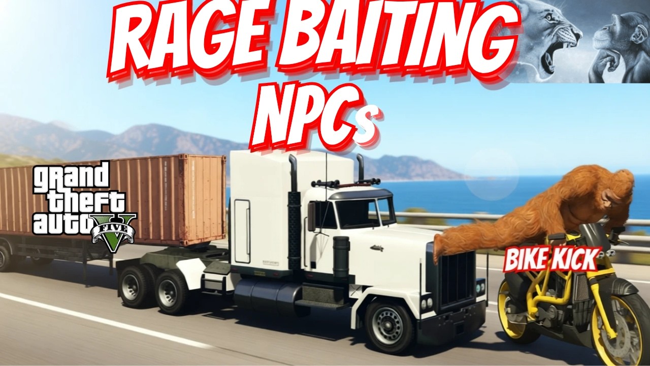 GTA 5: Fifteen Minutes of *Rage Baiting* NPCs into Fights