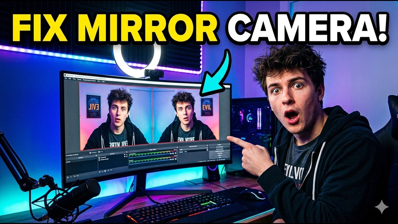 How to Flip Camera in OBS for Google Meet, Zoom, Teams (Fix Mirrored Camera Easily) 2026
