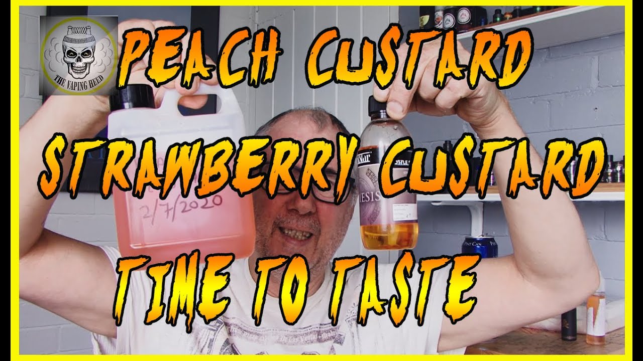 Vaping With Vics Peach Custard and Darkstars Nemisis TIME TO VAPE!!!!
