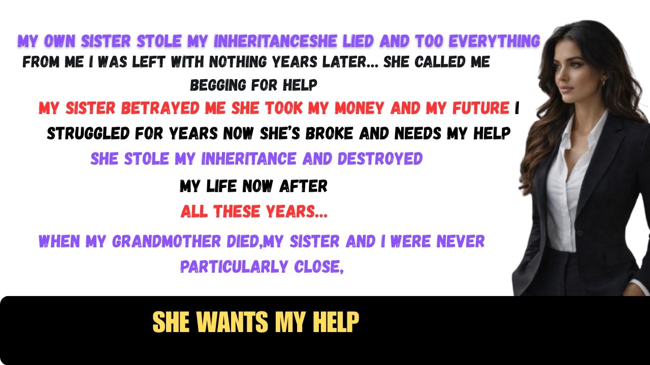 My Sister Stole My Inheritance… Years Later She Came Back Begging for Help