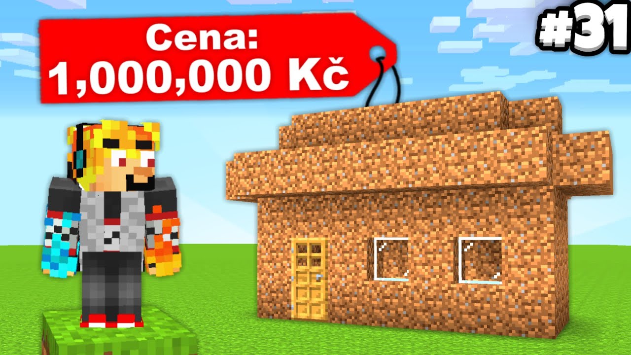 Postavil jsem SUPER LUXUSNÍ dům jen z HLÍNY...