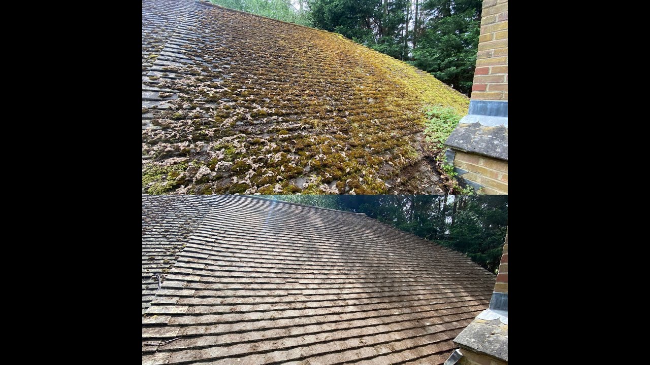 Moss Removal and Gutter Clearing - how we do it!