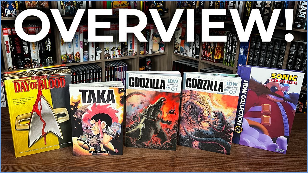 New IDW Books | Godzilla Library Collection Vol. 1 | Sonic the Hedgehog: The IDW Collection Vol. 4