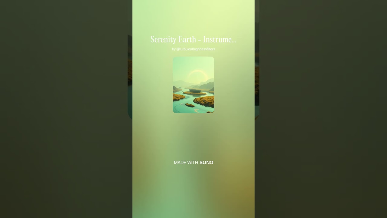 Serenity Earth - Instrumental #AI​ #Song​ by #Suno #music​ #newmusic​