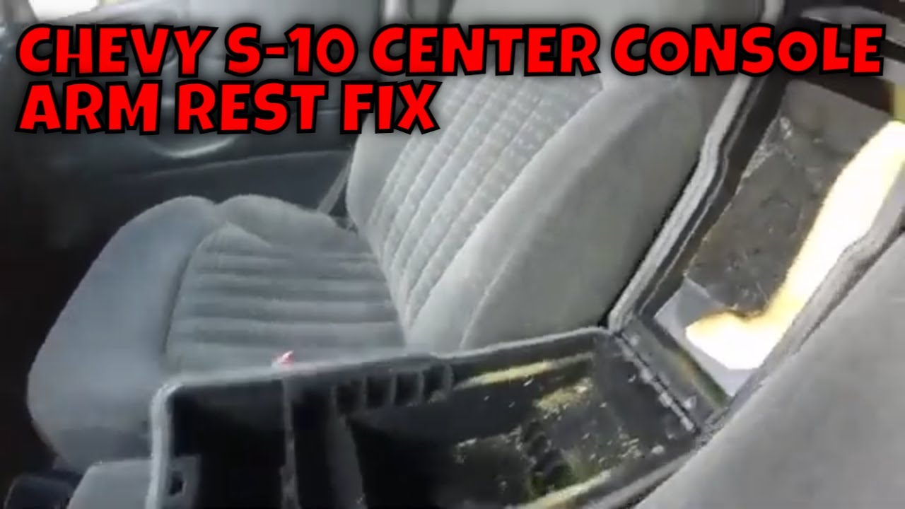 2002 CHEVY S-10 CENTER CONSOLE ARM REST FIX