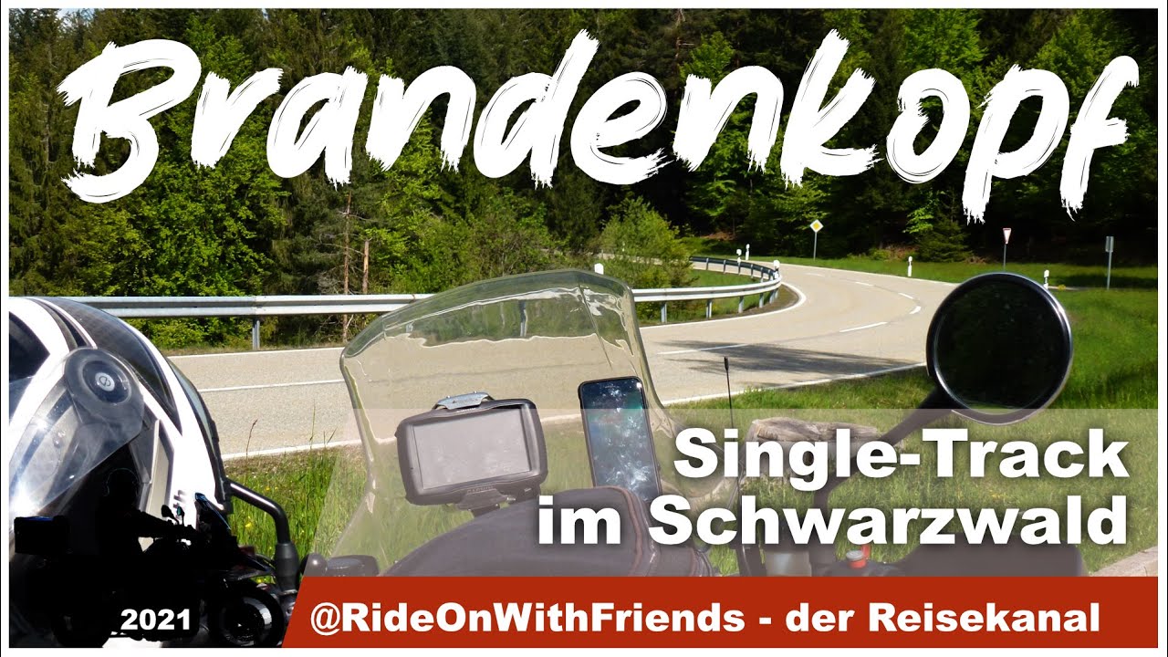 Mit dem Motorrad zum Brandenkopf - der beste Single-Track im Schwarzwald