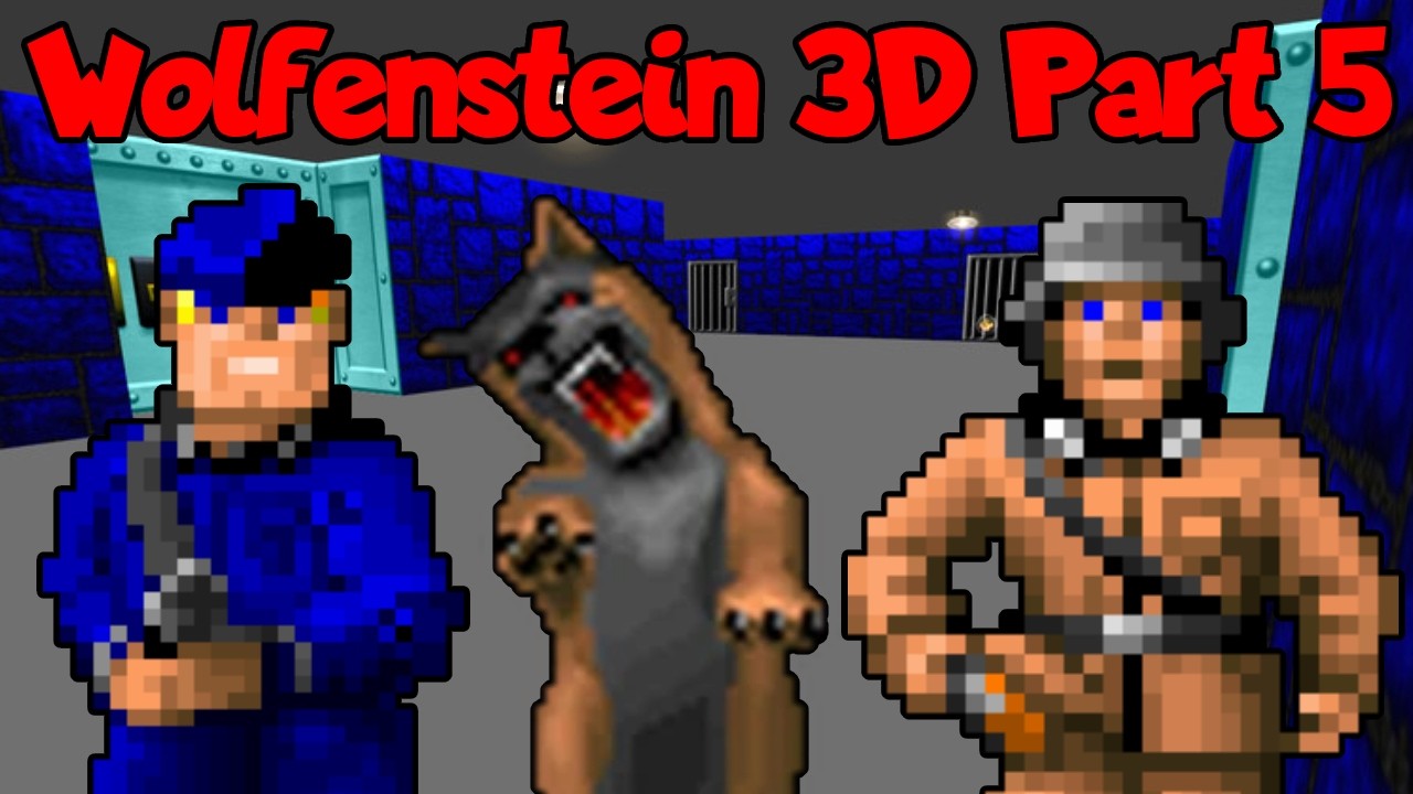 Wolfenstein 3D Part 5 (Gameplay No Commentary) (Episode 1)