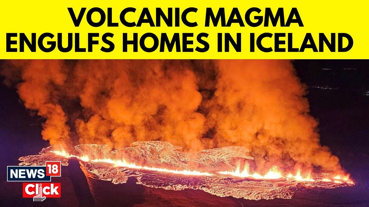 Iceland Volcano News | Site Of Volcanic Eruption In Iceland Continues Remain A Threat | N18V