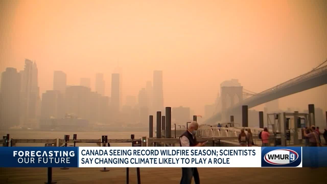 Canada seeing record wildfire season; scientists say changing climate likely to play a role