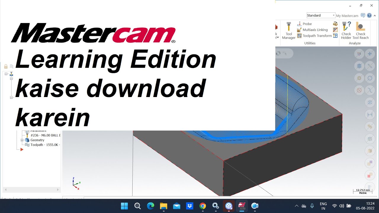 How to Install MasterCAM 2023 Home Learning Edition|| How to get license for MasterCAM 2023