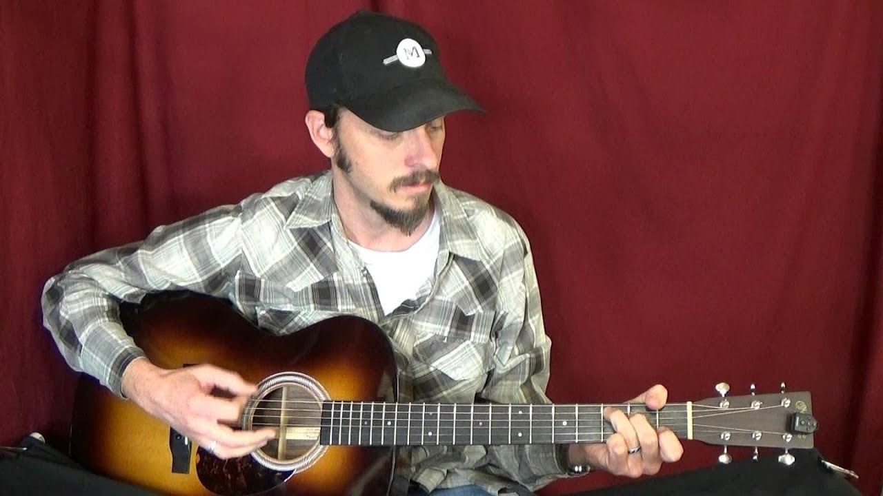 Picking Bury Me Beneath the Willow on Guitar