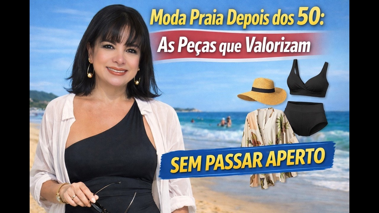 Moda Praia 50+: O Que Funciona de Verdade (Sem Passar Aperto)