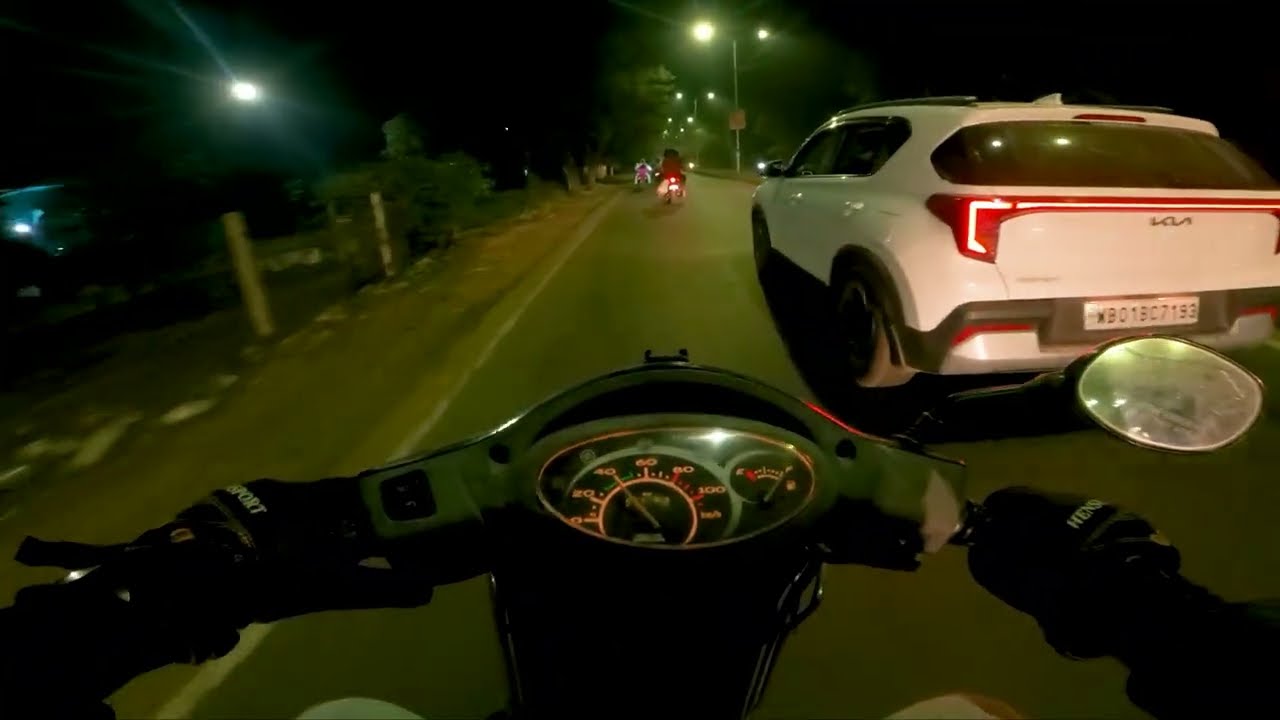 ASMR of riding across the city