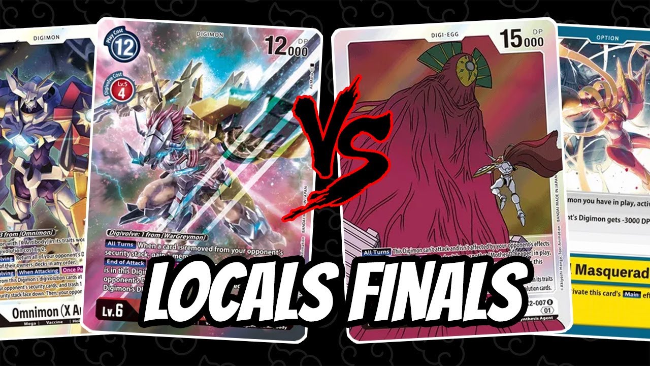 Финал локального турнира: WarGreymon X Antibody против Mother D-Reaper (Digimon TCG EX3)