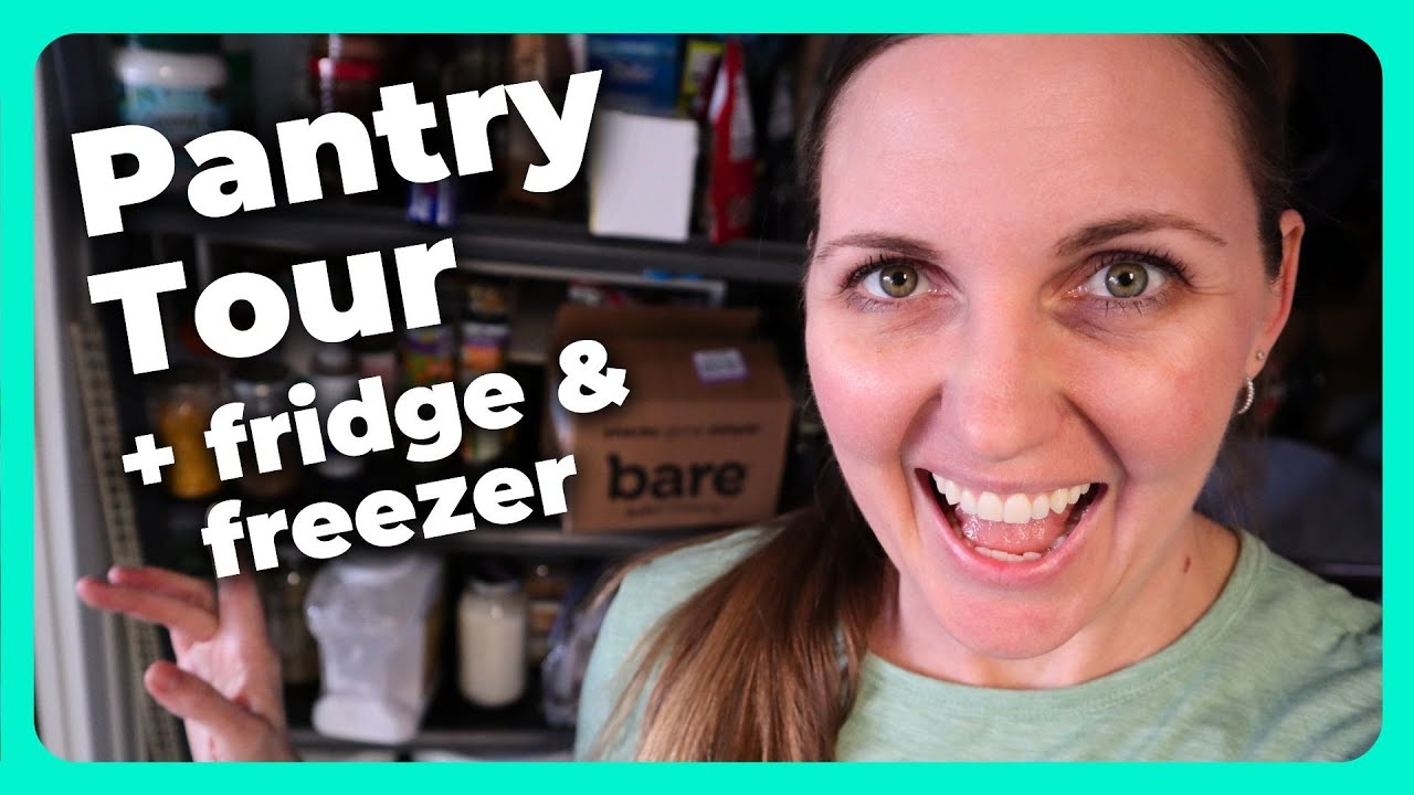 Pantry + Fridge + Freezer  tour in a small space