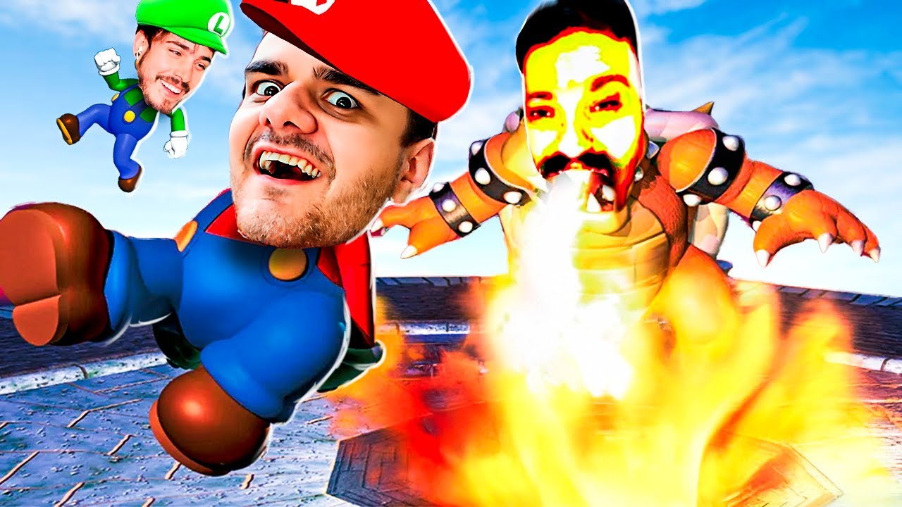 OS GURI JOGANDO SUPER MARIO 64 MULTIPLAYER!