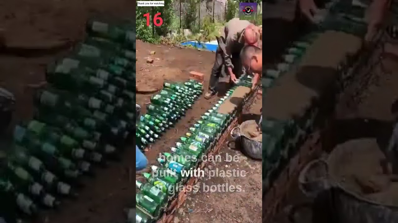 How Bottles Are Used In Buildings