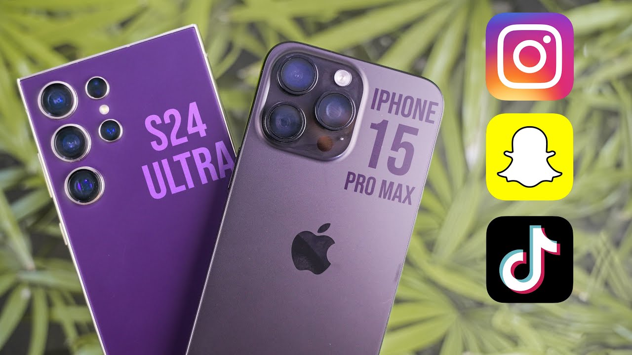 Samsung Galaxy S24 Ultra vs iPhone 15 Pro Max - Instagram, Snapchat & TikTok Camera Test!