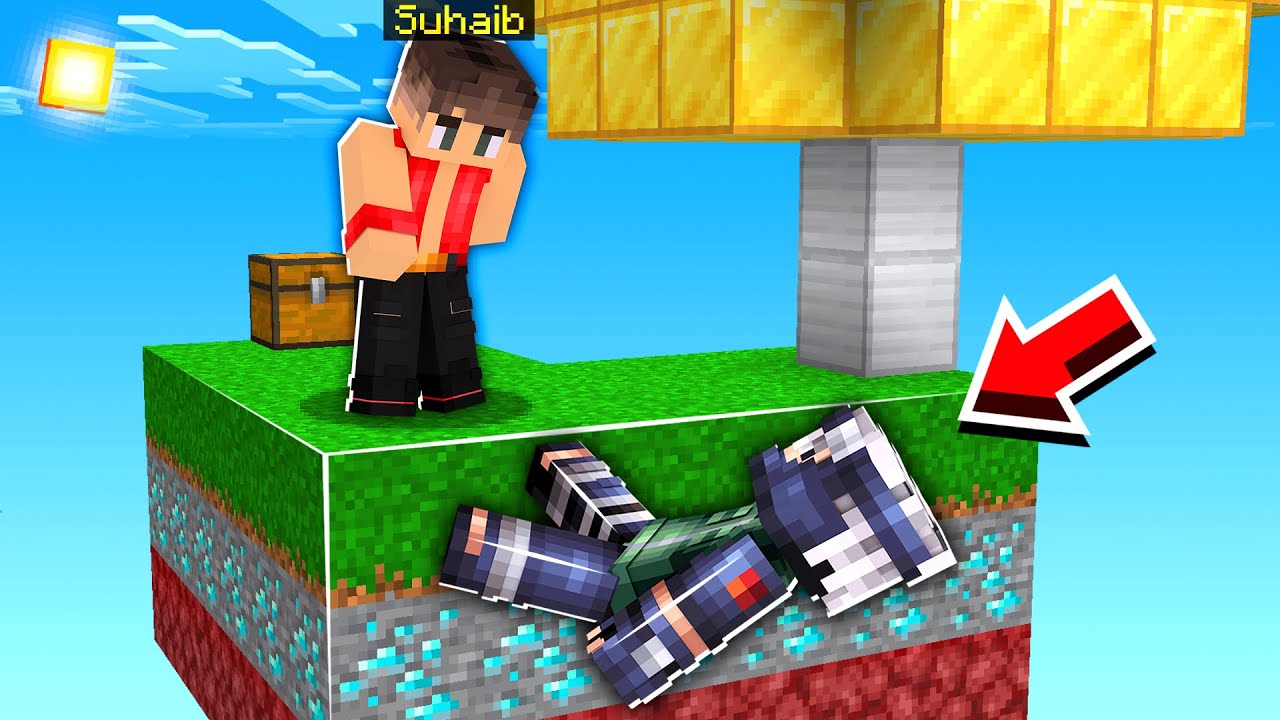 ماين كرافت كل العوالم في مكان واحد ! 😱 ( مع اوتاكو قيمر ! )🤣 - One Chunk