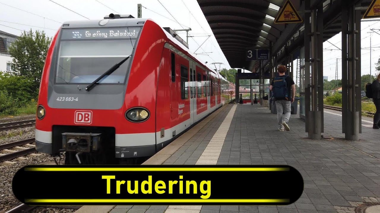 S-Bahn Station Trudering - Munich 🇩🇪 - Walkthrough 🚶