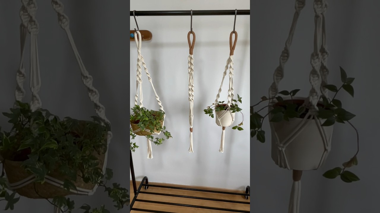 Suportes de planta! #macrame #planthanger