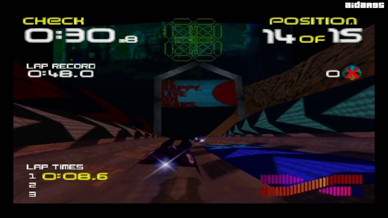 Wipeout 64 (Nintendo 64) Gameplay (HD)