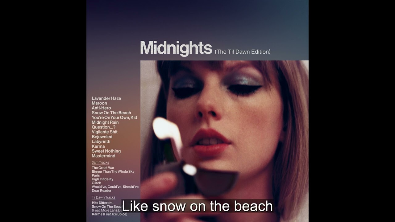 Taylor Swift feat. More Lana Del Rey - Snow On The Beach [Instrumental]