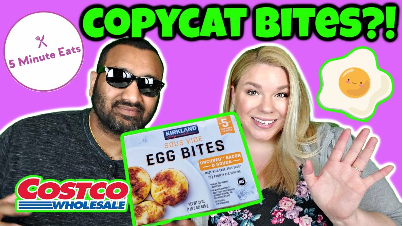 Обзор Costco Kirkland Signature Sous Vide Egg Bites с сырым беконом и гаудой