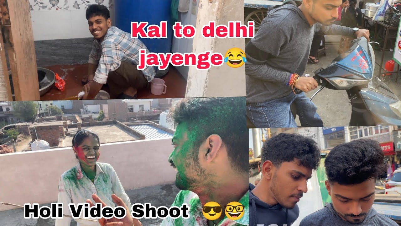 Kal Delhi Jana Hai Aur Aaj Full Masti 😍🔥Friends + Momos + Vlog = Perfect Day ❤️ @Garvitshaaab#comedy