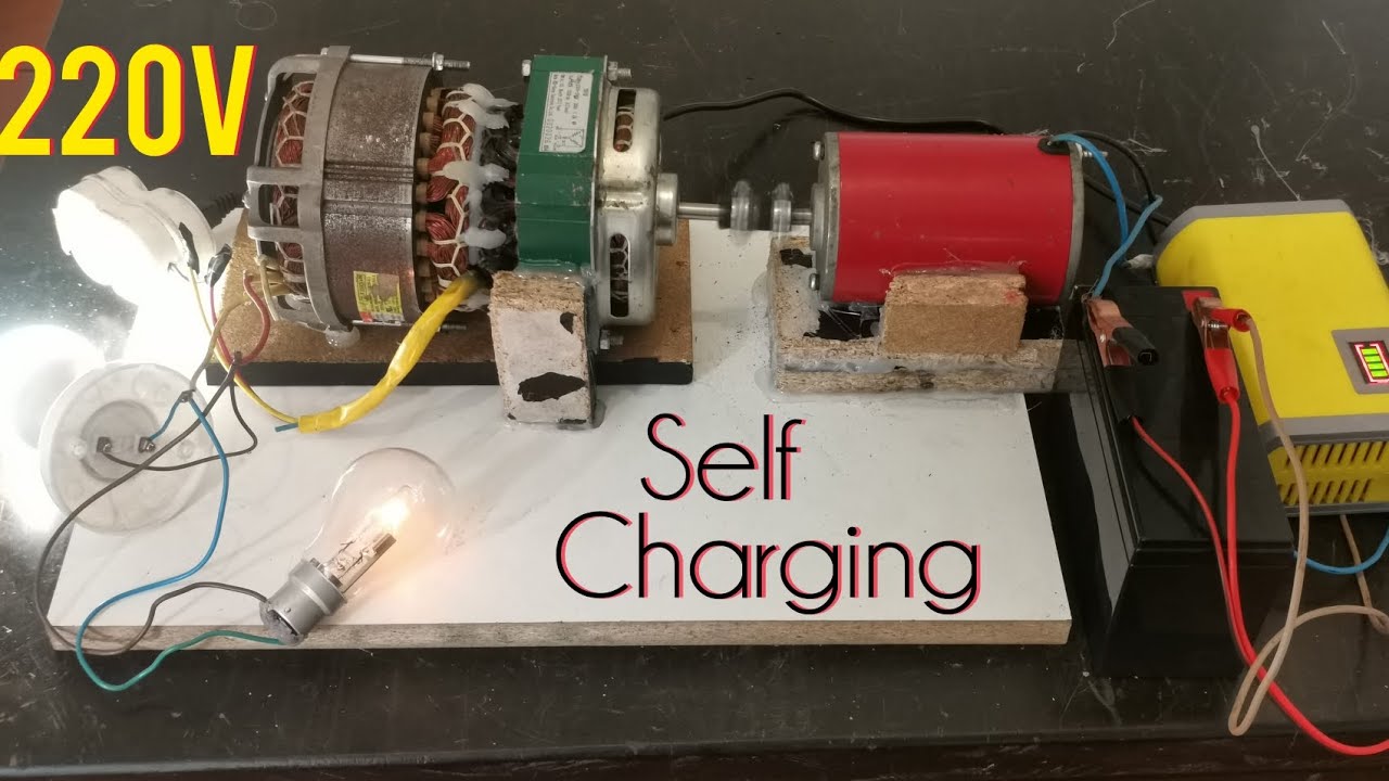 Self running generator#how to make generator at home#washing machine generator#free energy generator