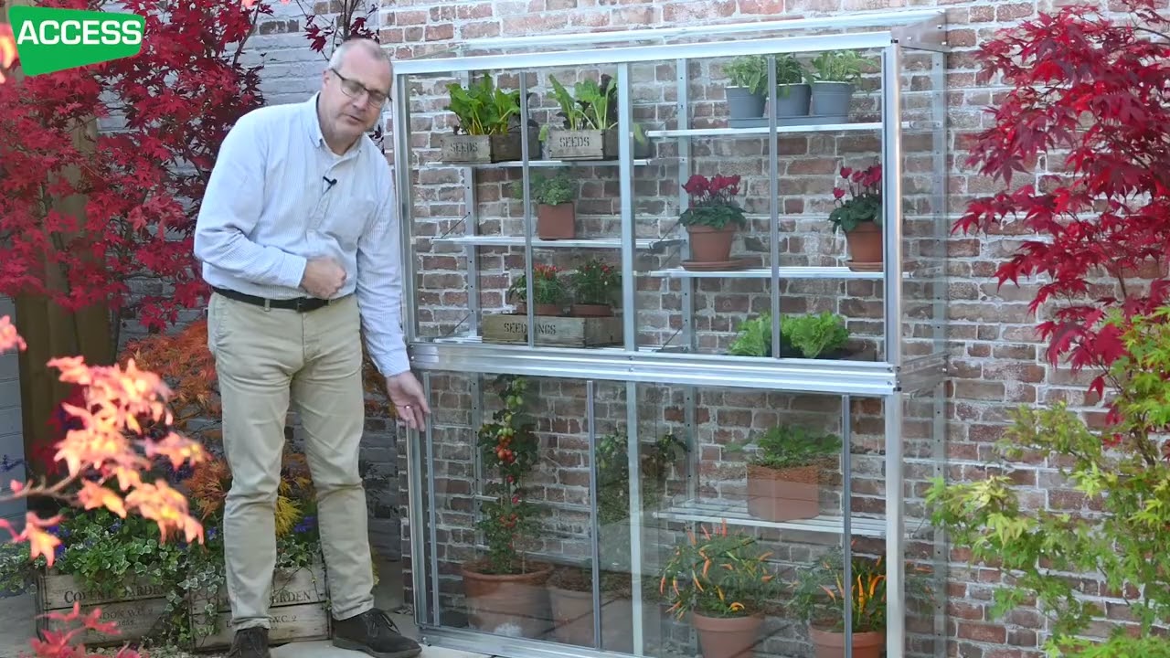 Демонстрация продукта: Теплица Access Westminster Lean To Greenhouse размером 5 x 1 фут (BN5)