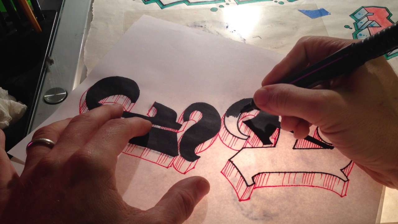 WWE AJ Styles tattoo from flat to 3D