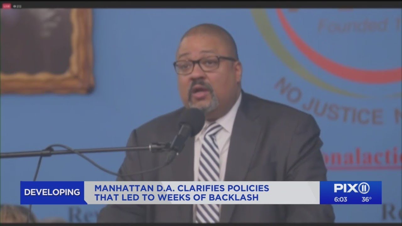Manhattan DA clarifies policies after a month of criticism