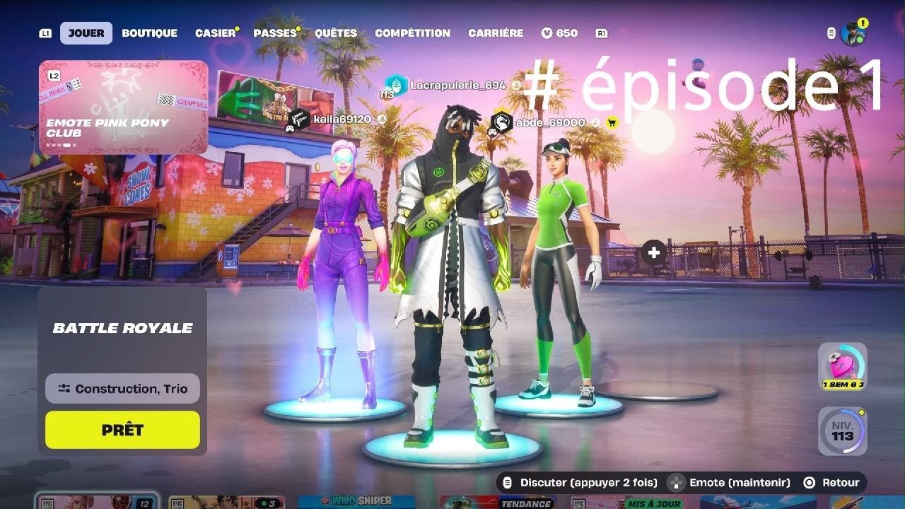 Épisode 1 classe batlle royal