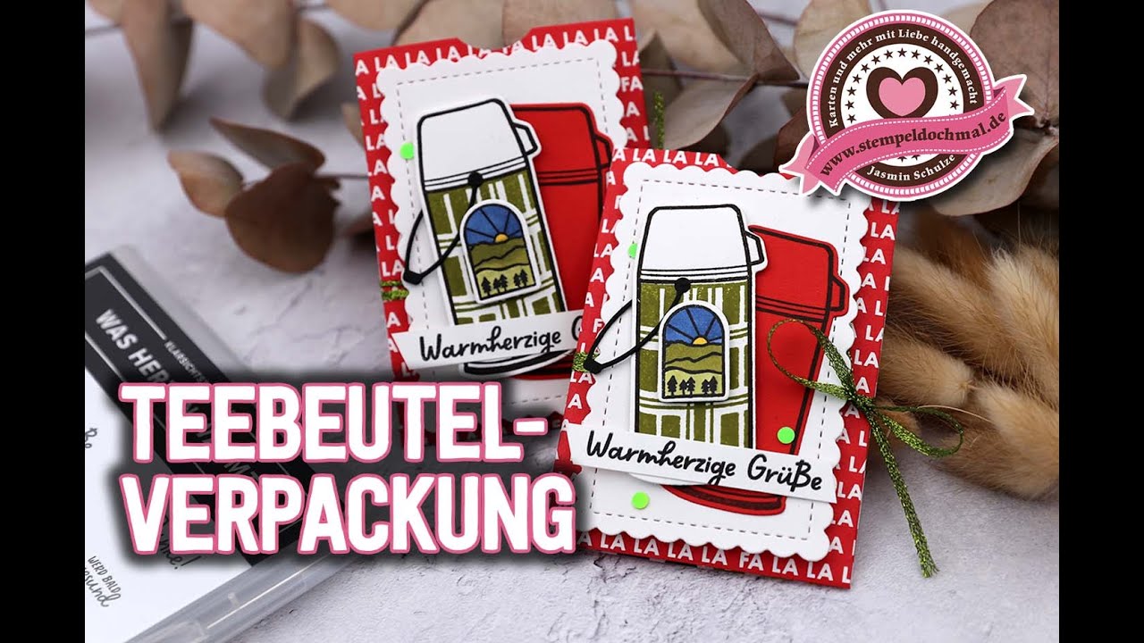 Teebeutel Verpackung | Kleine Tasche basteln | Stampin' Up!