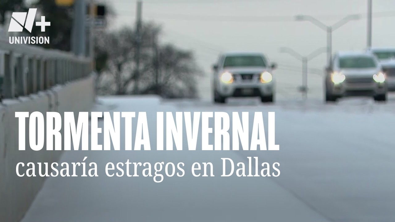 Tormenta invernal en Dallas: temperaturas congelantes causarían estragos