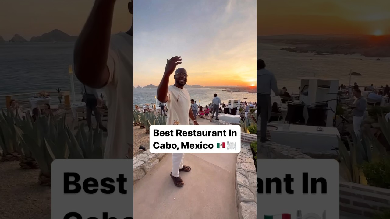 Would you eat here? 🍽️📍Sunset Monalisa - Cabo, Mexico 🇲🇽 #cabo #mexico #travel #restaurant