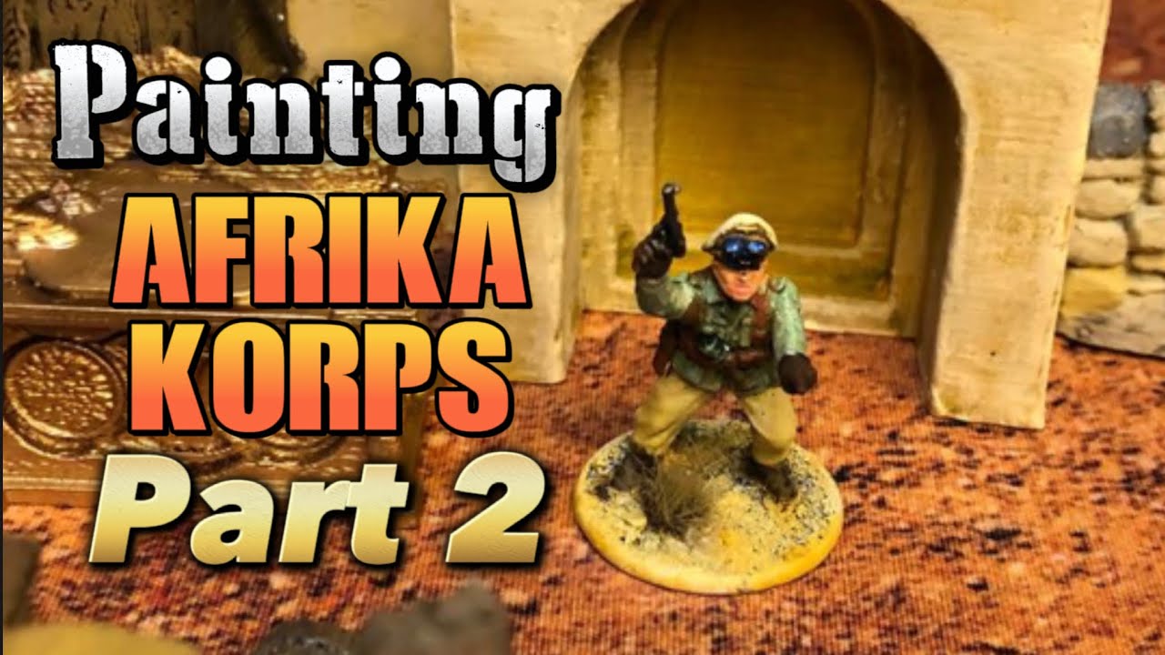 Painting Afrika  #boltactiongaming #afrikakorps #miniature #boltaction #warhammer40k