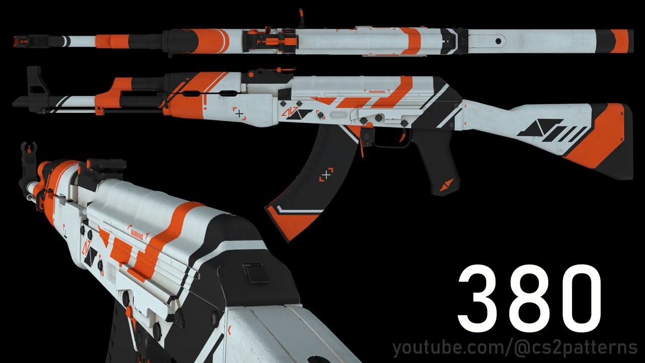 AK-47 | Asiimov - ALL 1000 PATTERNS CS2
