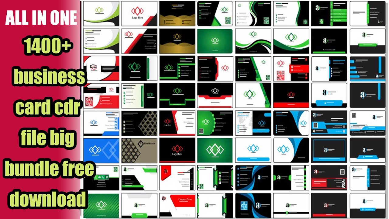 1400+ business card cdr file big bundle free downloads || by Raju Onju Online ||