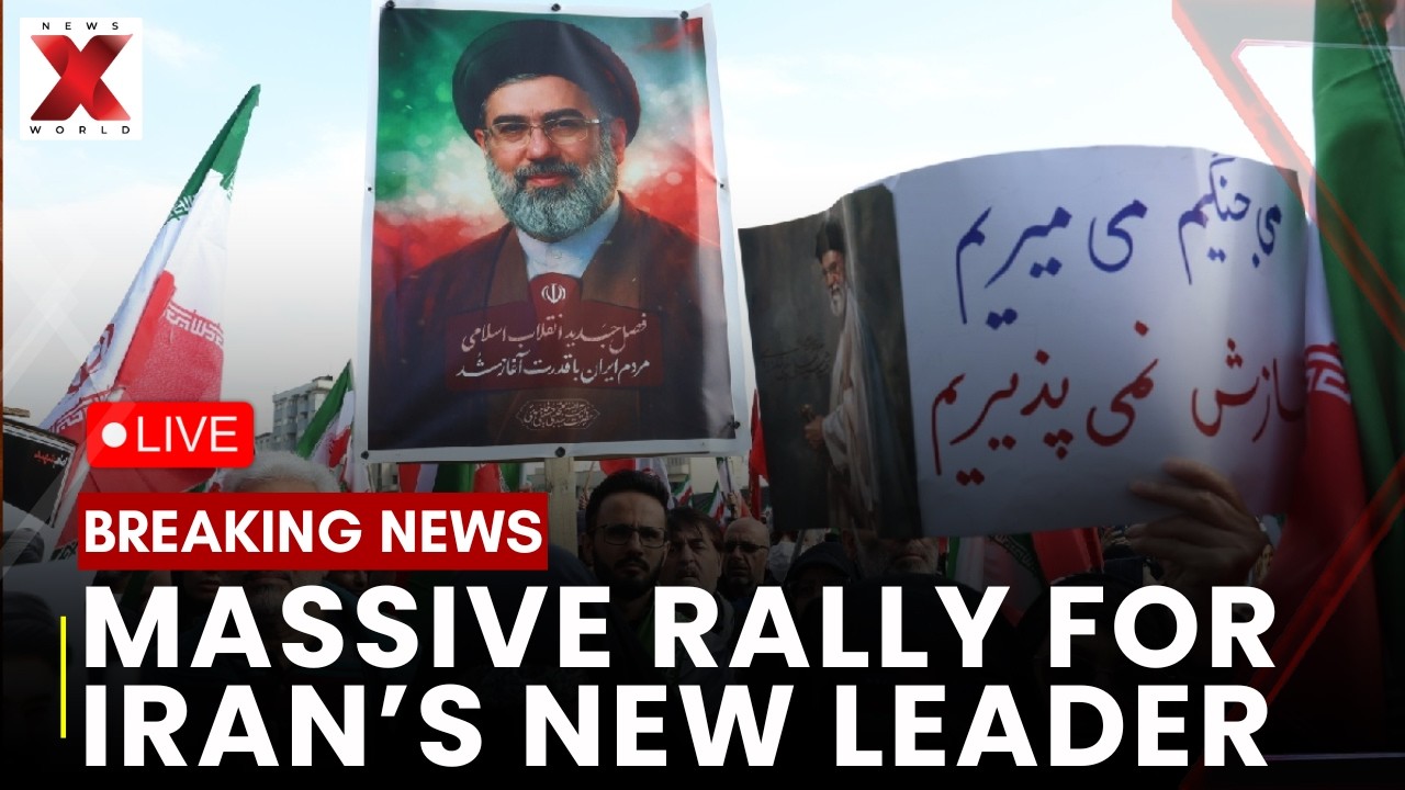 Mojtaba Khamenei LIVE : Massive Crowds Rally In Tehran Supporting Mojtaba Khamenei As Iran’s Leader