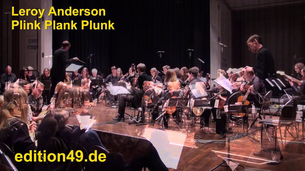 Plink Plank Plunk Leroy Anderson Mandolin Orchestra Boris Bernard Bagger