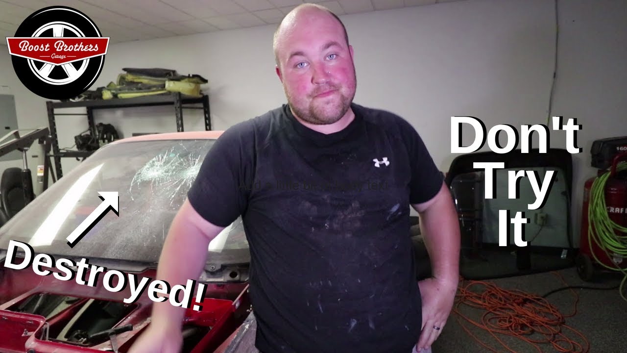 Total FAIL - How NOT To Remove A Windshield