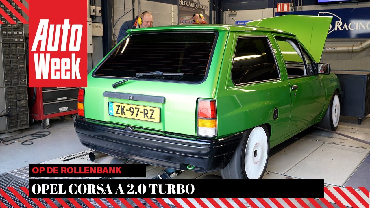 Opel Corsa A 2.0 Turbo (1991) - Op de Rollenbank