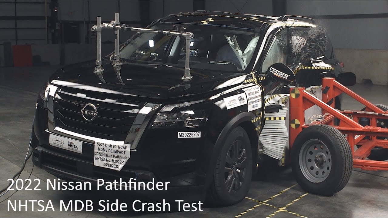 2022-2023 Nissan Pathfinder / Infiniti QX60 NHTSA MDB Side Crash Test