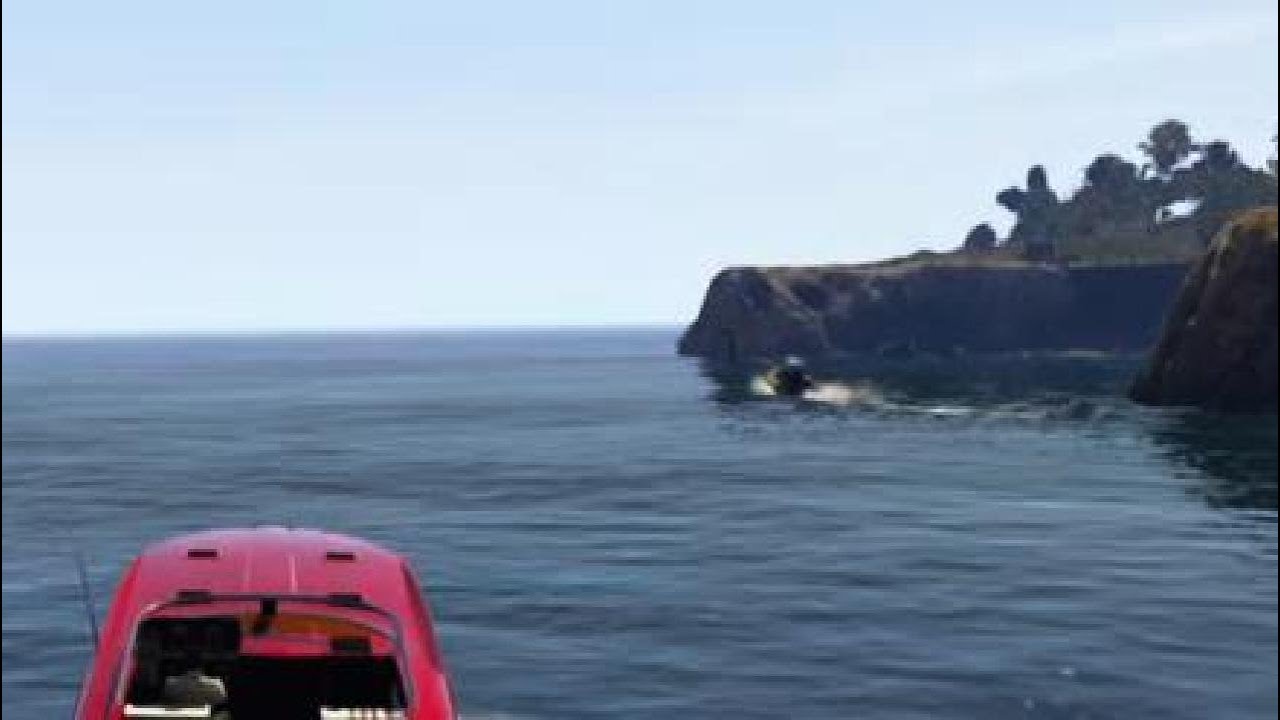 Gta v: Loch Ness And Glitchy Kosatka