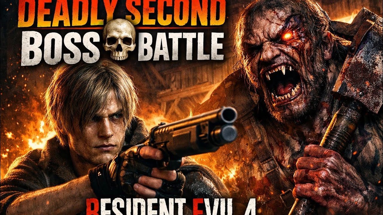 Deadly Second Boss Battle 💀 | Resident Evil 4 Remake (No Commentary)
