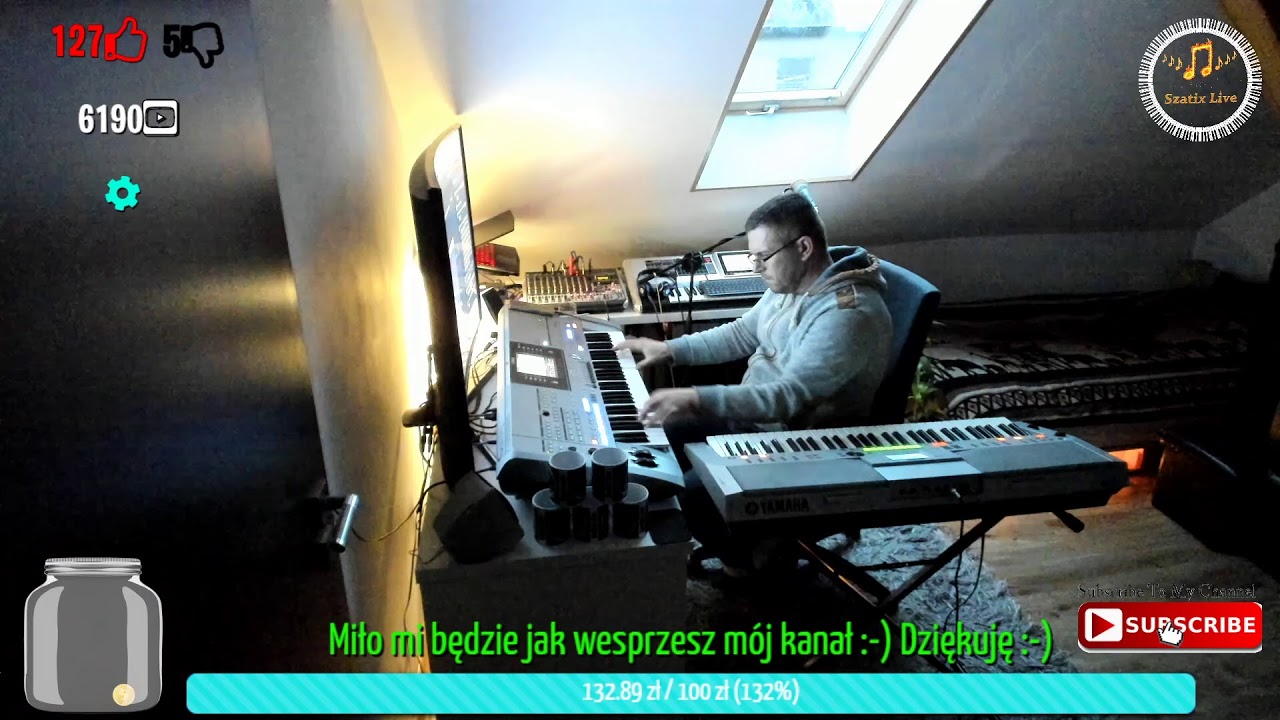 Rozgrzewamy stary sprzęt Yamaha Psr S500 :-) Na każdym instrumencie można zagrać :-)