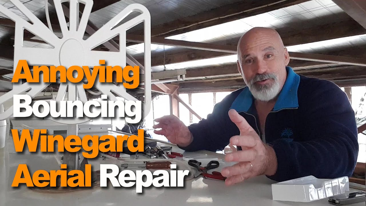 Winegard caravan antenna / aerial repair. No more bouncing